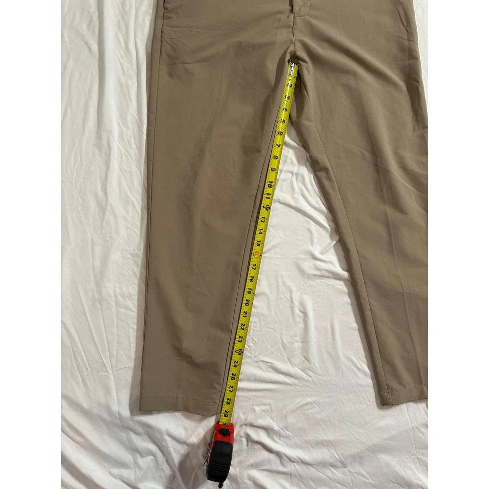 Banana Republic Men's Flat‎ Front Straight Khakis Workwear Size 36 X 30